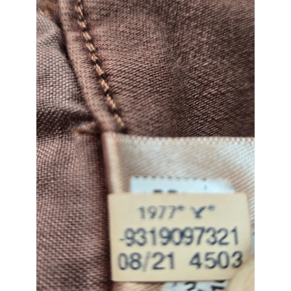 American Eagle Women Jeans NWT Size 12 X Short Rust Brown Grunge Next Level Strc - Picture 7 of 10